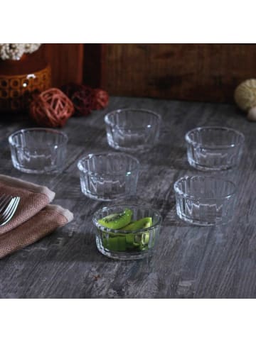 Pasabahce Pasabahce Ramekin 6er Schalen-Set aus Glas Transparent in Transparent