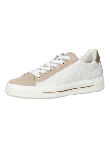 ara Sneaker in Beige/Silber