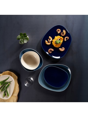 like. by Villeroy & Boch Speiseteller Organic Dark Blue in blau