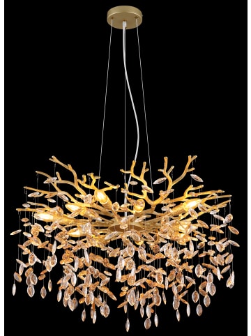 Globo lighting Luster "QUEENA" in gold