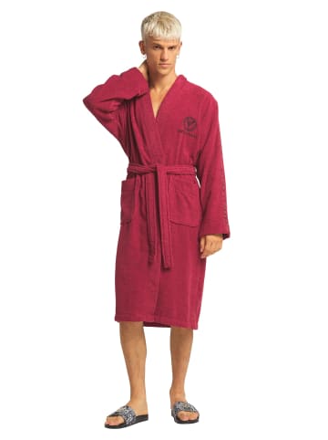 Carlo Colucci Bademantel Vito in Rot