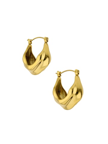 IZIA Women Butterfly Clutch Earrings in Gold