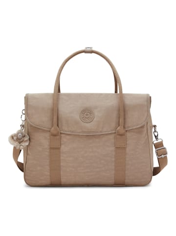 Kipling Superworker Schultertasche 41 cm tan beige
