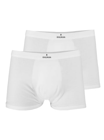 Ragman Boxershort 2er Pack in Weiß