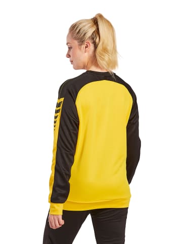 erima Unisex Erwachsene, Erwachsene Six Wings Sweatshirt in gelb/schwarz