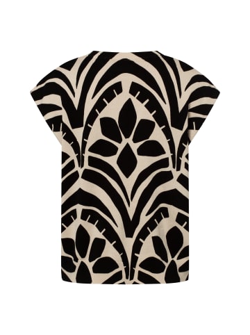 comma Shirt in schwarz beige - 0001