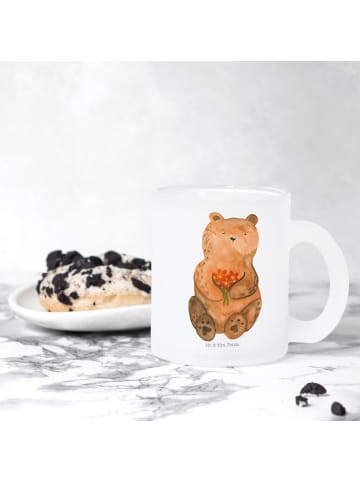 Mr. & Mrs. Panda Kaffeebecher Bär Dankbar ohne Spruch in Transparent
