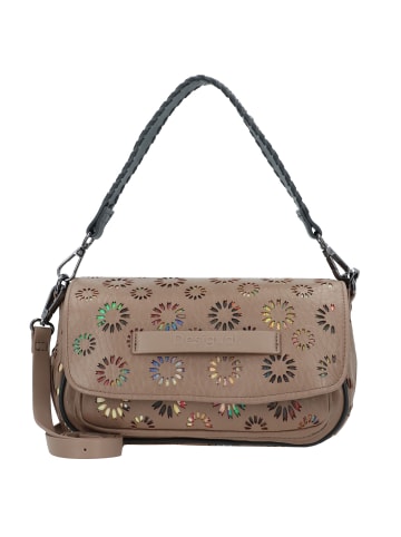 Desigual New Galactic Schultertasche 24.5 cm mit Dehnfalte in brown