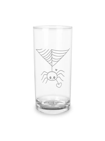 Mr. & Mrs. Panda Blümchentailglas Spinne Agathe Liebe ohne Spruch in Transparent