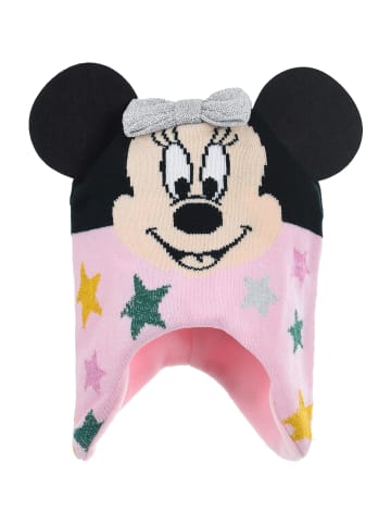 Disney Minnie Mouse Wintermütze Strick in Rosa