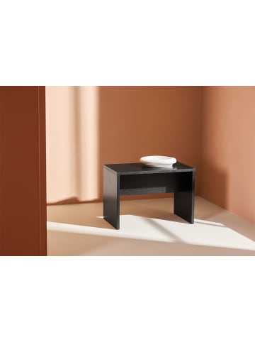 ebuy24 Beistelltisch Juni Schwarz 35 x 58 cm