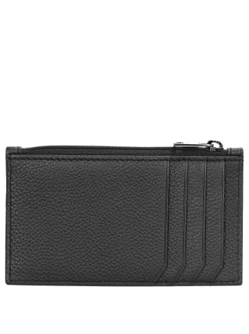 HUGO Quantic Zip - Kreditkartenetui 4cc 12.5 cm (black) in schwarz