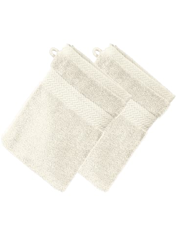 Erwin Müller Frottier Waschhandschuh 2er-Pack Friedrichshafen in natur