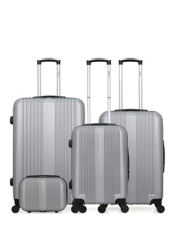 Hero 4 tlg. Kofferset LIPARI-C in HeLgrau (95L/64L/37L/9L)