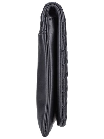 Abro Clutch Clutch Piuma Weaving in Black/Nickel