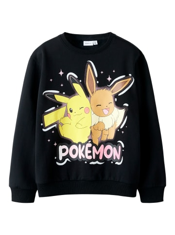 name it Sweatshirt NKFJYD POKEMON NREG SWEAT BRU SKY in black