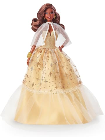 Barbie Puppe Signature  2023 Holiday 35. Edition mit goldenem Kleid 6+ HJX05