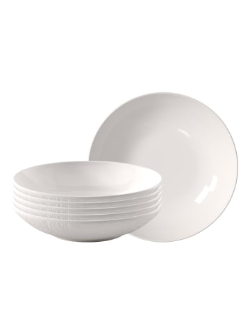 Villeroy & Boch 6er Set Schalen Manufacture Ice ø 23,5 cm in weiß