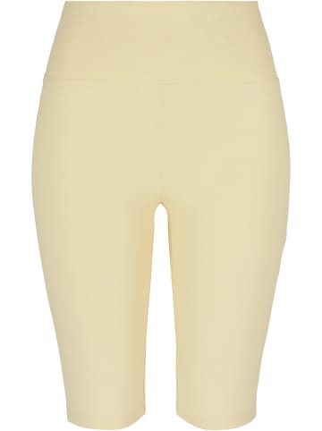 Urban Classics Urban Classics Damen Ladies Organic Stretch Jersey Cycle Shorts in softyellow
