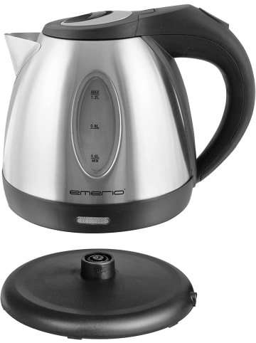 Emerio ‎WK-108079 Kleiner Wasserkocher Edelstahl 1,2 Liter
