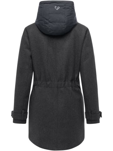 ragwear Wintermantel Petuja Felt YOUMODO in Dark Grey