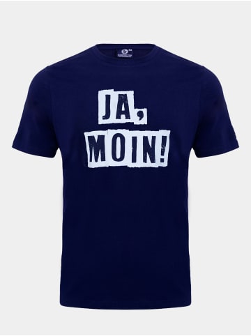 SCHIETWETTER "Ja Moin", 100% Baumwolle in navy-weiß