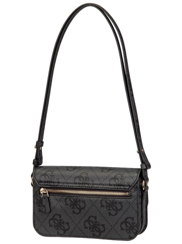 Guess Bodybag Janie Logo Conv Xbody Flap in Coal Logo