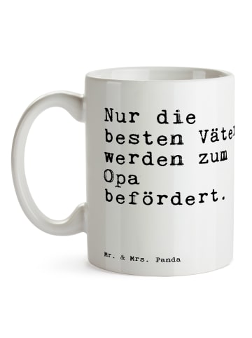 Mr. & Mrs. Panda Becher Nur die besten Väter... mit Spruch in Weiß