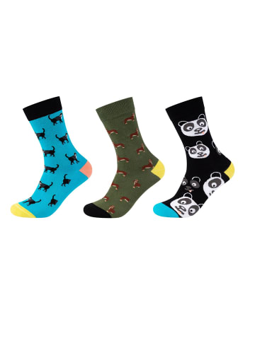 Fun Socks Socken 3er Pack motifs in barrier reef