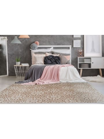 Teppich Boss Kurzflor Teppich Manuel 225 - Taupe