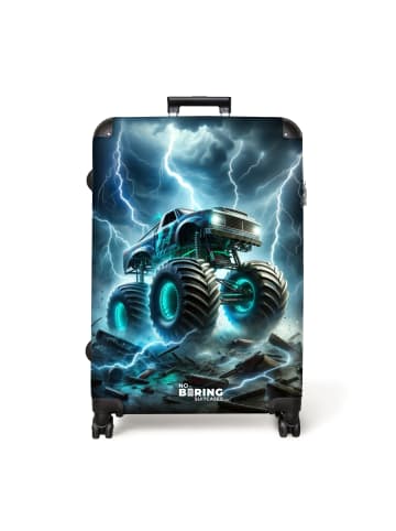 NoBoringSuitCases Suitcase, Koffer, Reisekoffer Monstertruck Blitz