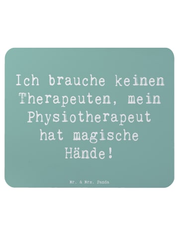 Mr. & Mrs. Panda Mousepad Spruch Magische Hände Physiotherapeut ... in Meeresbrise