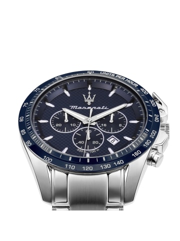 Maserati Chronograph-Armbanduhr Maserati Traguardo in silber groß (ca. 45mm)