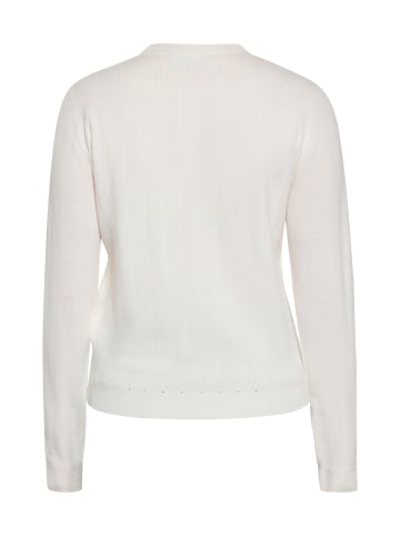 Sidona Damen Cardigan in WOLLWEISS