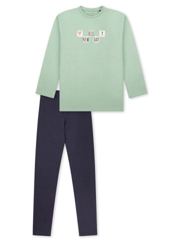 Schiesser Schlafanzug Nightwear in pastellgrün