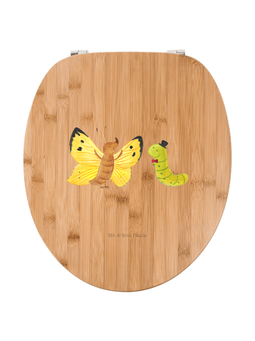 Mr. & Mrs. Panda Toilettensitz Raupe Schmetterling ohne Spruch in Braun