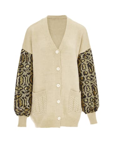 IMANE Strickjacke in Beige