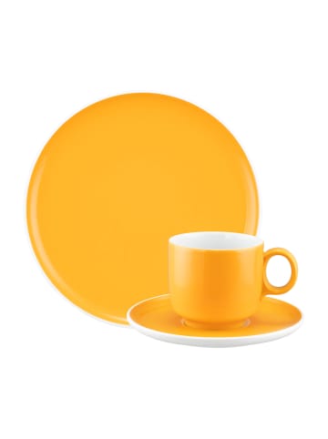 Seltmann Weiden 18-tlg. Kaffeeservice Sento Home Pure Colors in in Mango Orange