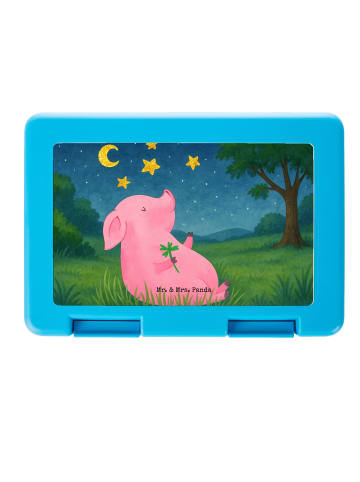 Mr. & Mrs. Panda Lunchbox Schwein Glück Design ohne Spruch in Weiß