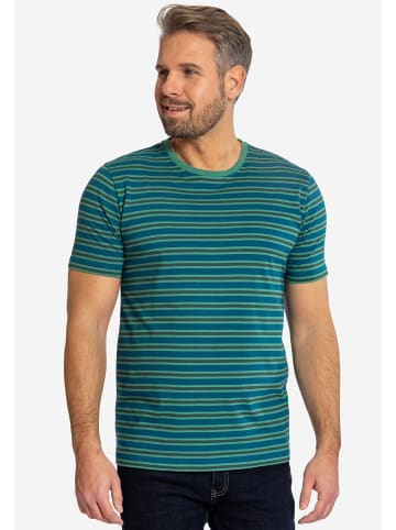 elkline T-Shirt Johann in blue coral - trekking green