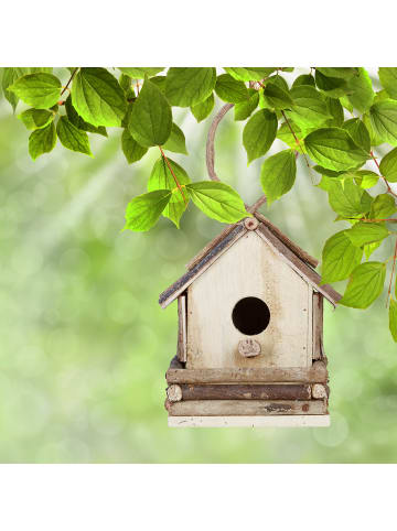 relaxdays Vogelhaus in Natur - (B)18x (H)32 x (T)14,5 cm