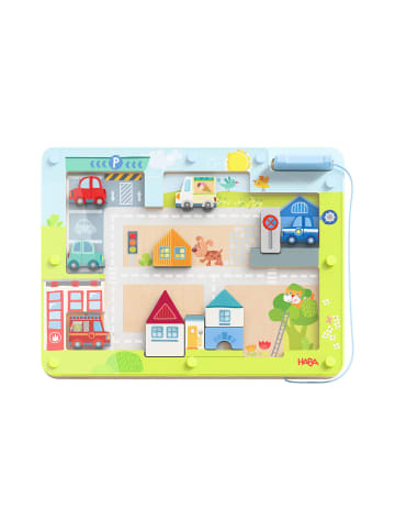 Haba Spiel Magnetspiel Stadt aus Holz in mehrfarbig
