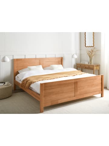 Beliani Doppelbett CHAMPAGNAT in Braun - (W) 186 x (H) 100 x (L) 212 cm