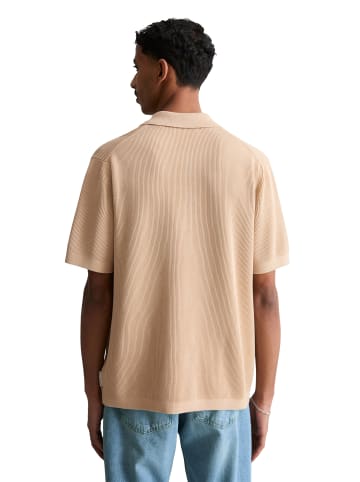 Marc O'Polo DENIM Strick-Poloshirt regular in Frosty Sand