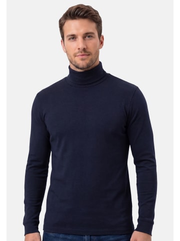 Ragman Rollkragenshirt Basic in Marine