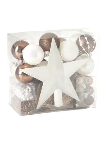 Atmosphera Créateur d'intérieur Weihnachtskugeln in beige