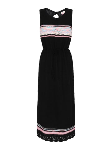 IZIA Women Dress in black multicolor