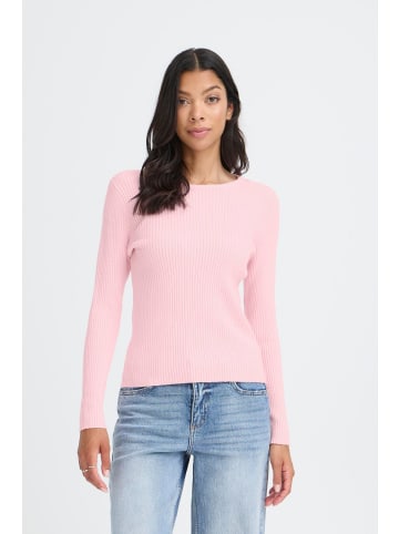 b. young BMMNORMA RIB ONECK KNIT JUMPER in Parfait Pink