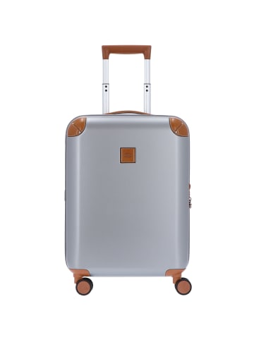 BRIC`s Amalfi 4-Rollen Kabinentrolley 55 cm silver