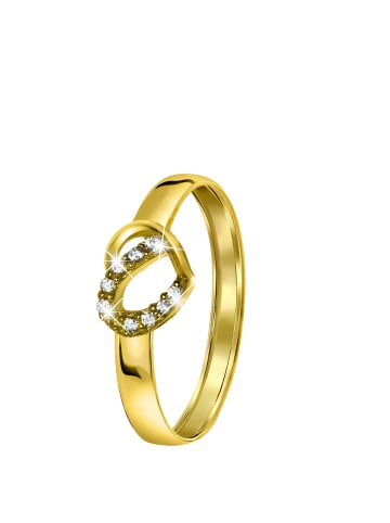 Lucardi 585 Gold Ring  Herz